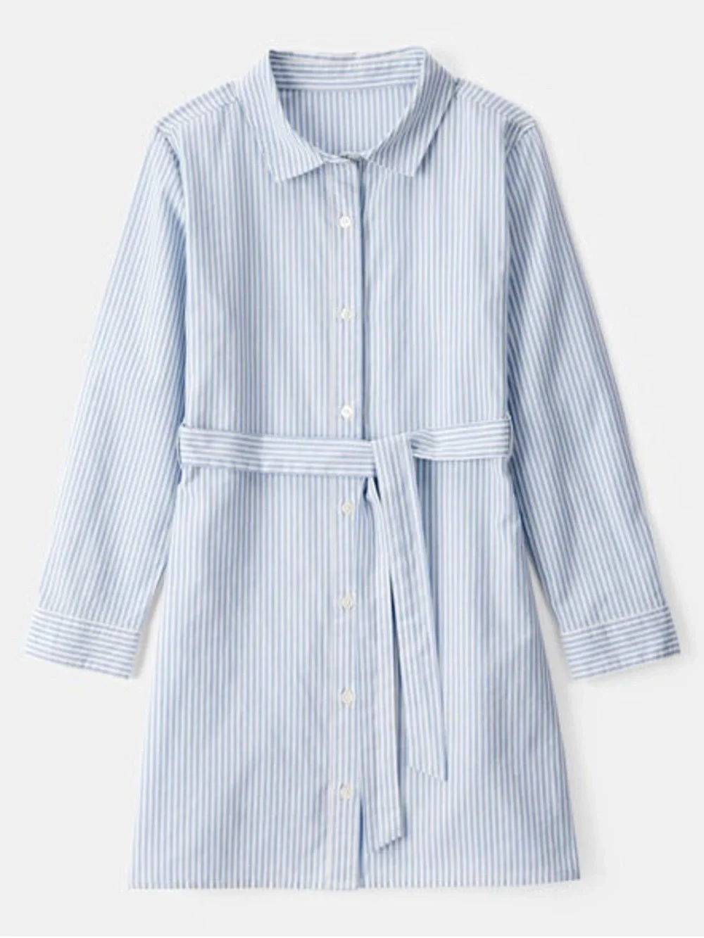 Carters NWT Striped Button Down Long Sleeve Dress with Sash size 6/6x